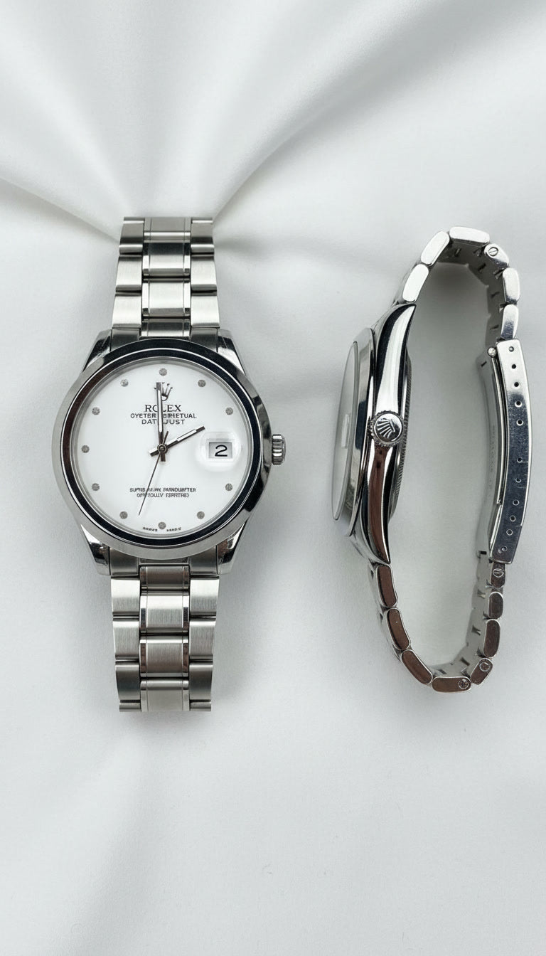 Unisex Stainless Steel Chain Watch – 1 Pc